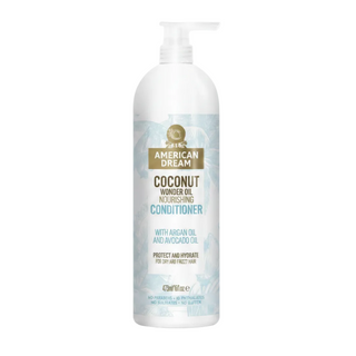 american dream coconut wonder oil conditioner nourish repair shine soft smooth healthy hair care
