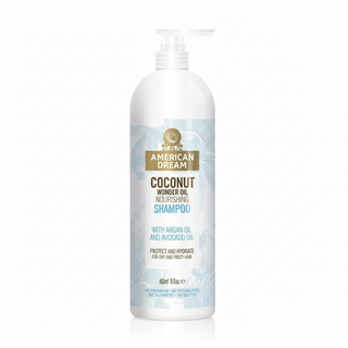 american dream coconut wonder oil shampoo cleanse nourish shine soft smooth healthy hair
