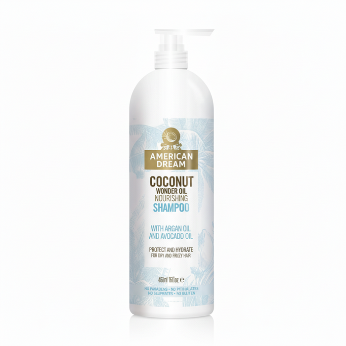 American Dream Coconut Wonder Oil Shampoo 463ml | Cleanse, Nourish & Shine Hair