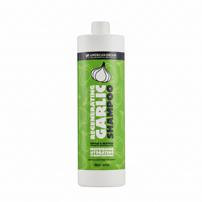 American Dream Garlic Shampoo 1000ml | Regenerating Strengthening Hair Care