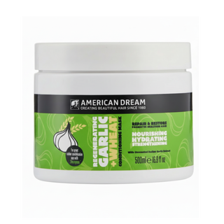 american dream garlic wheat hair mask strengthen repair damaged hair deep conditioning smooth healthy hair