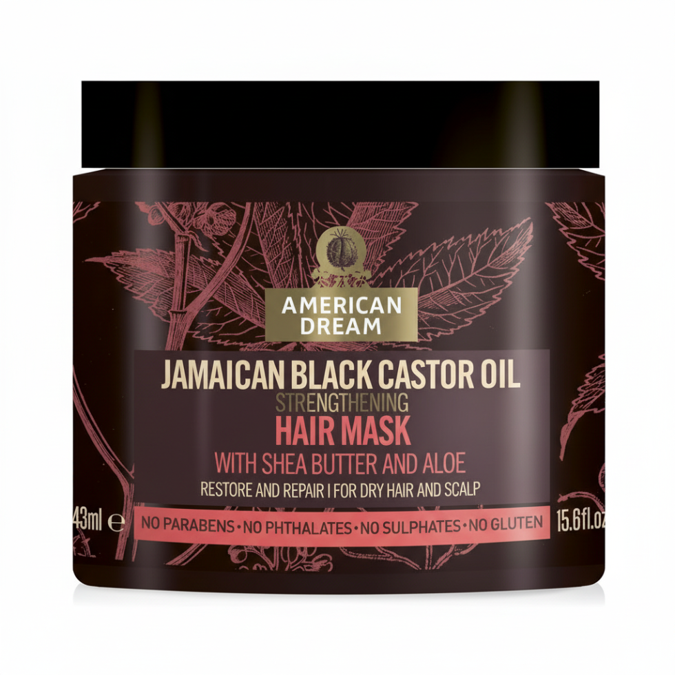 american dream jamaican black castor oil hair mask strengthen repair deep conditioning healthy soft hair