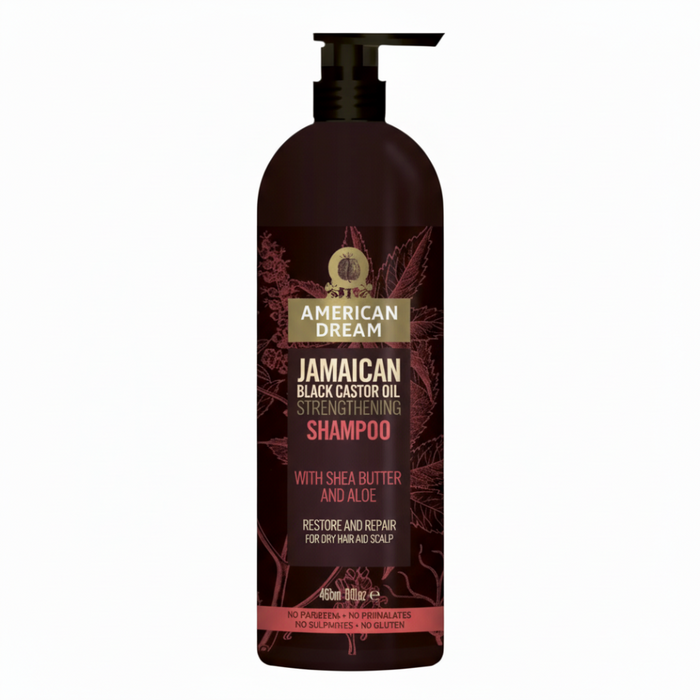 American Dream Jamaican Black Castor Oil Shampoo 473ml | Strengthen & Repair Hair