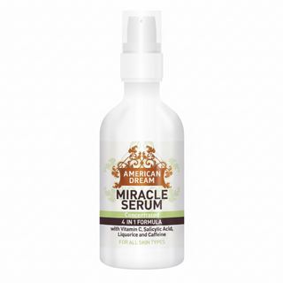 american dream miracle serum 4 in 1 brightening radiant glow hydrating smooth skin care serum