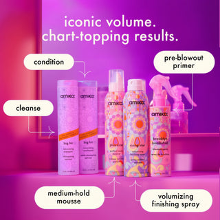 Amika Big Hit Volumizing Shampoo 275ml for volume boost body and fuller looking hair