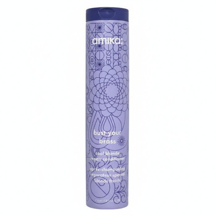 Amika Bust Your Brass Cool Blonde Conditioner 275ml | Blonde Toning Care