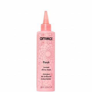 Amika Flash Instant Shine Mask 200ml for glossy shine softness and healthy-looking hair treatment