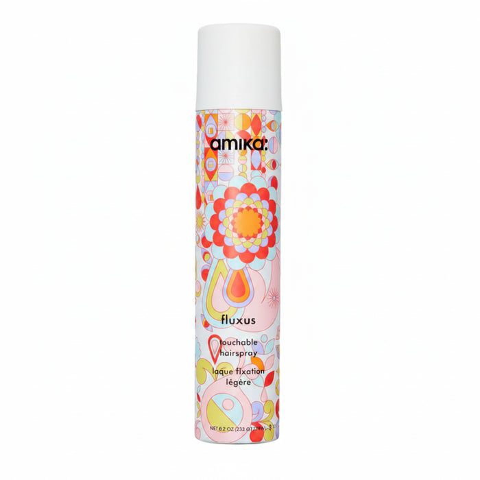 Amika Fluxus Touchable Hairspray 270ml | Flexible Hold Finishing Spray