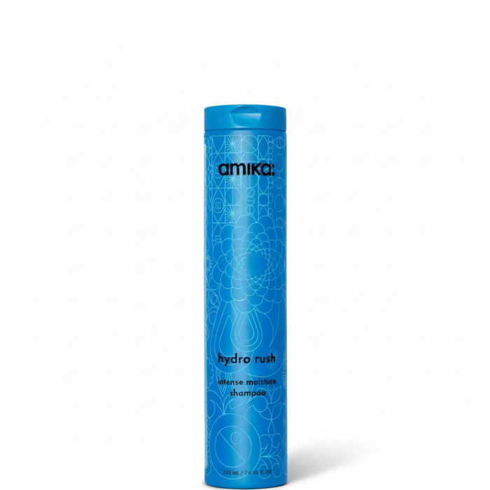 Amika Hydro Rush Intense Moisture Shampoo 275ml | Hydrating Hair Care & Softness