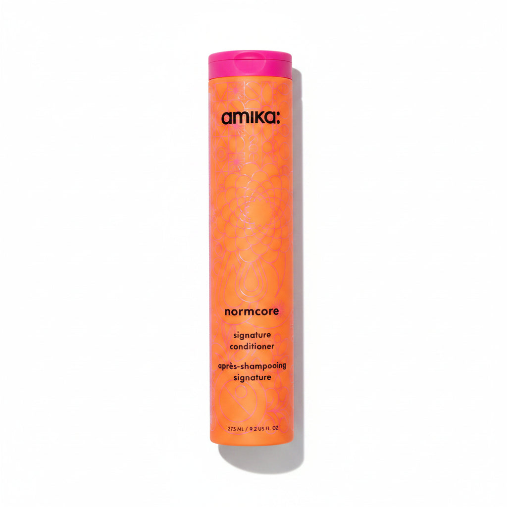 amika normcore signature conditioner 275ml hydrating daily conditioner for soft smooth shiny and healthy looking manageable hair care product