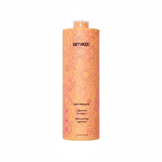Amika Normcore Signature Shampoo 1000ml for daily cleansing softness and healthy hair care