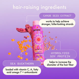 Amika Rising Star Volumizing Finishing Spray 60ml for volume body flexible hold and fuller-looking hair