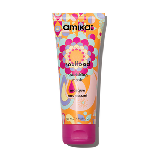 Amika Soulfood Nourishing Hair Mask 100ml for deep conditioning hydration and healthy-looking hair treatment