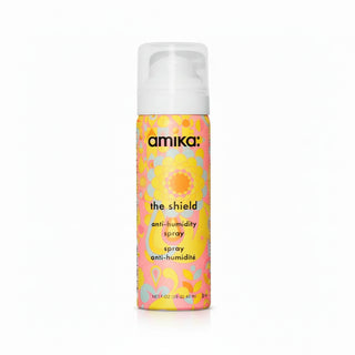 Amika The Shield Anti Humidity Hair Spray 30ml for frizz control and humidity protection**