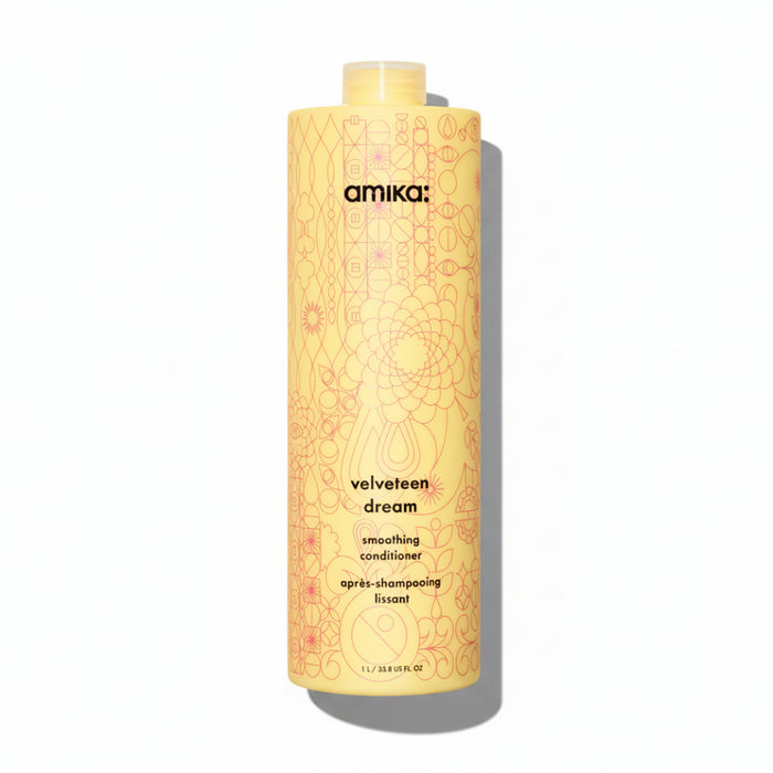 Amika Velveteen Dream Smoothing Conditioner 1000ml | Frizz Control Hair Care