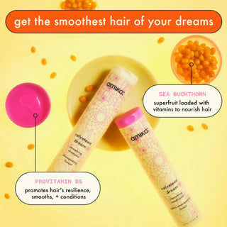 amika velveteen dream smoothing conditioner 1000ml salon size frizz control smoothing conditioner for silky soft shiny manageable hair care