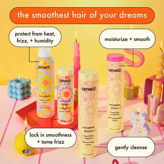 Amika Velveteen Dream Smoothing Shampoo 275ml for frizz control smoothness and shine