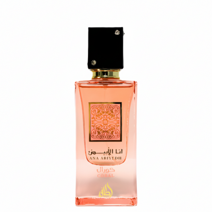 Ana Abiyedh Coral Eau de Parfum 60ml by Lattafa | Unisex Fruity Floral Perfume