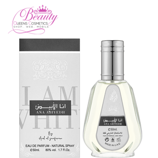Ana Abiyedh Eau De Parfum 50ml by Ard Al Zaafaran | Soft Musk Fragrance