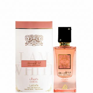 Ana Abiyedh Coral by Lattafa 60ml fruity floral tropical unisex long lasting perfume
