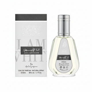 Ana Abiyedh Eau De Parfum 50ml by Ard Al Zaafaran soft musk long-lasting perfume
