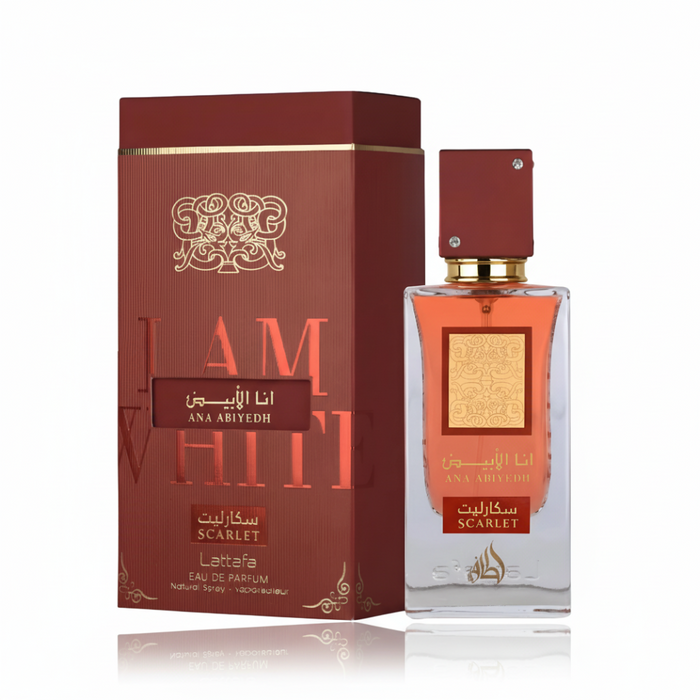 Ana Abiyedh Scarlet Perfume 100ml EDP Lattafa | Fruity Floral Gourmand Unisex