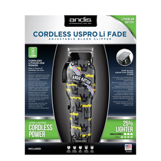 Andis Cordless USPRO Li Fade Limited Edition Clipper | High-Speed Fade Precision