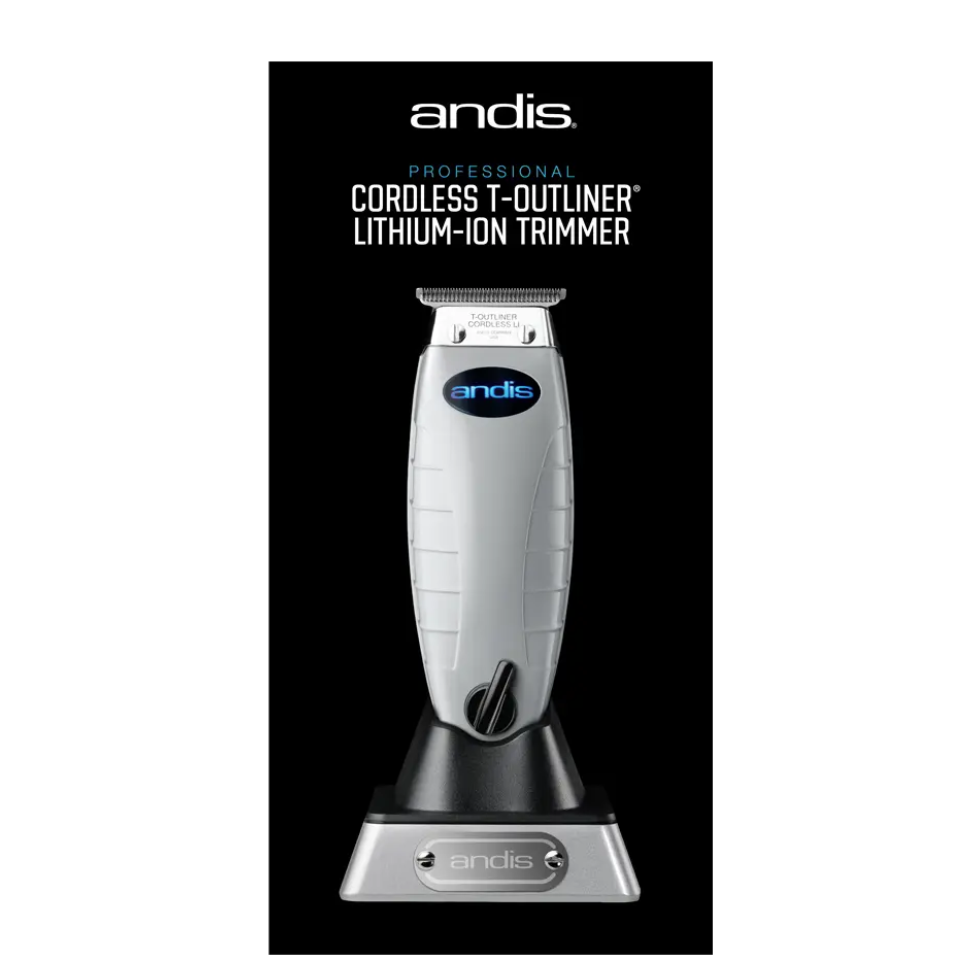 andis cordless t outliner lithium ion precision grooming trimmer barber line up tool