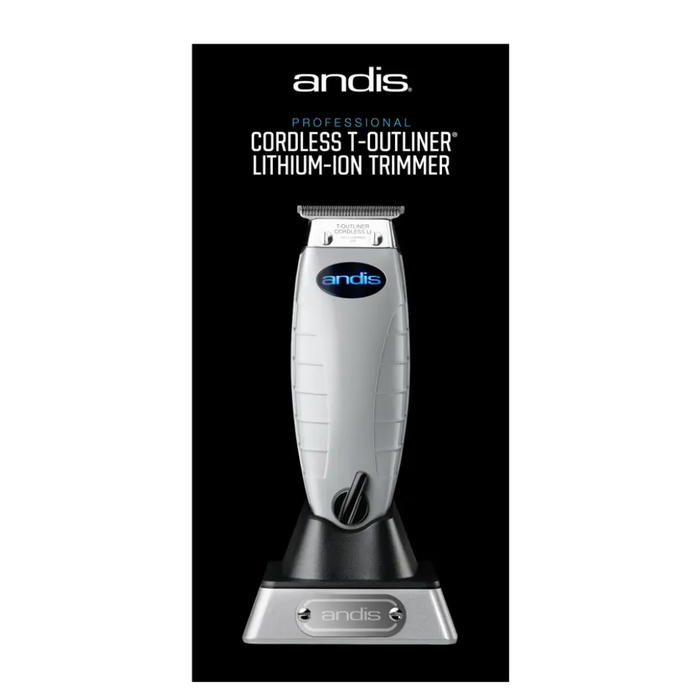 andis cordless t outliner lithium ion precision grooming trimmer barber line up tool