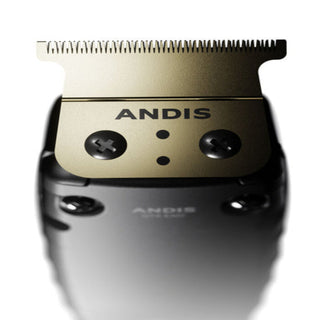 andis gtx exo cordless li trimmer gold blade 7200 spm professional barber detail trimmer for sharp line ups fades and precision grooming tool
