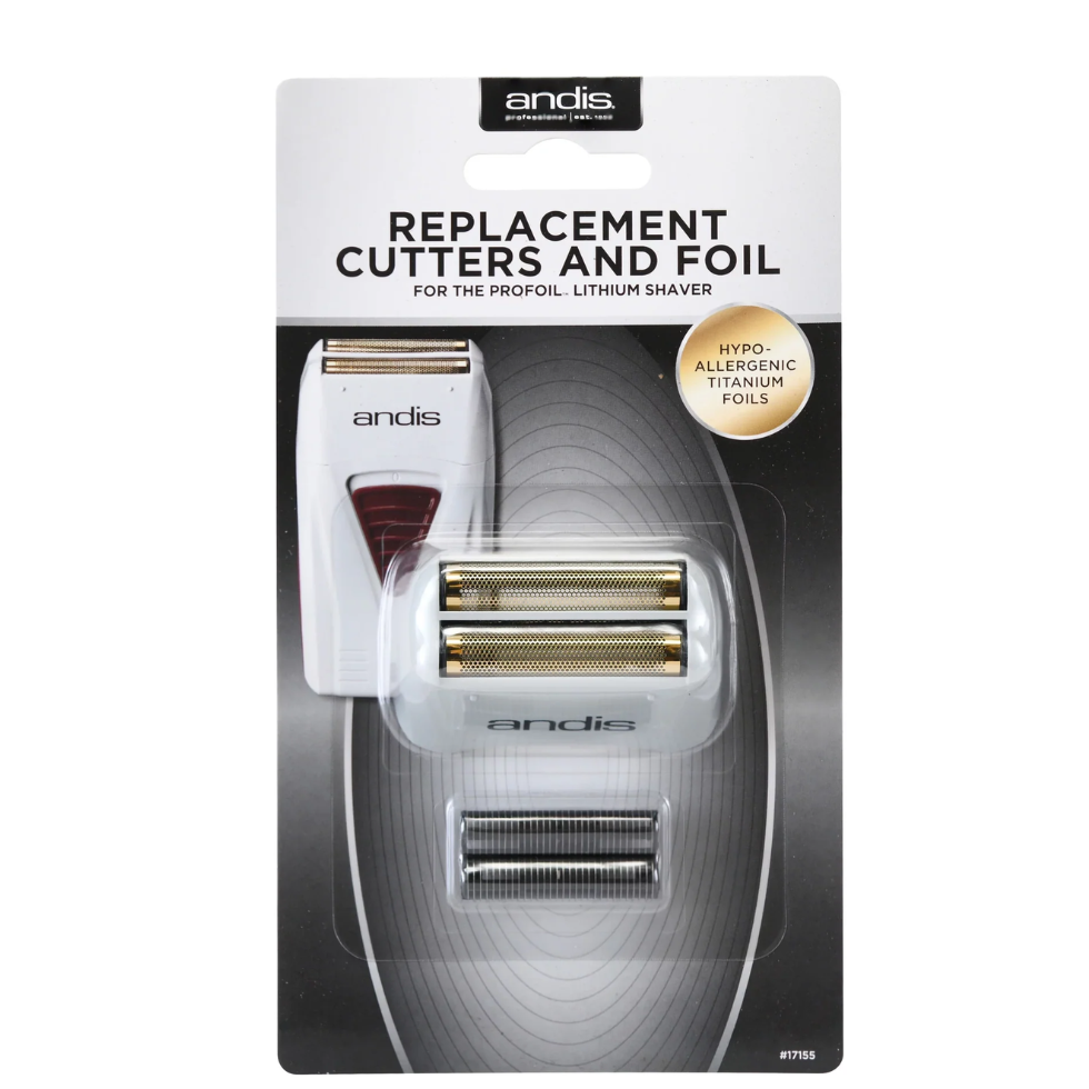 andis replacement cutters foil 17155 profoil lithium titanium shaver parts barber replacement kit