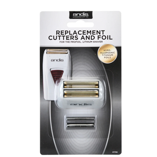 Andis Replacement Cutters & Foil 17155 | ProFoil Lithium Titanium Shaver Parts