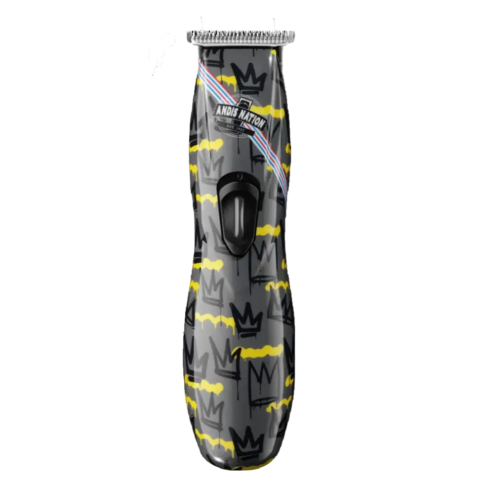 andis slimline pro li nation design black cordless trimmer for precision hair detailing line ups beard trimming and professional barber grooming tool
