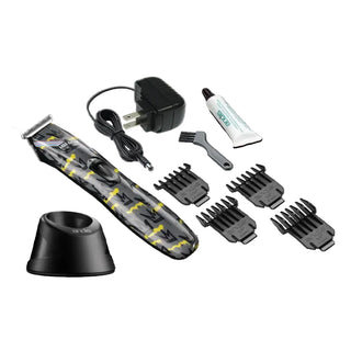 andis slimline pro li nation design black cordless trimmer for precision hair detailing line ups beard trimming and professional barber grooming tool
