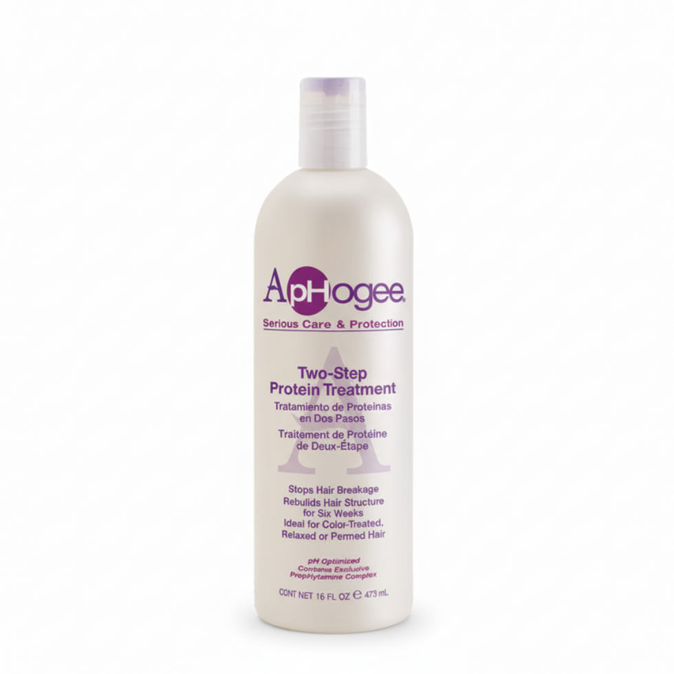 aphogee two step protein treatment 473ml strengthen repair damaged hair reduce breakage salon care