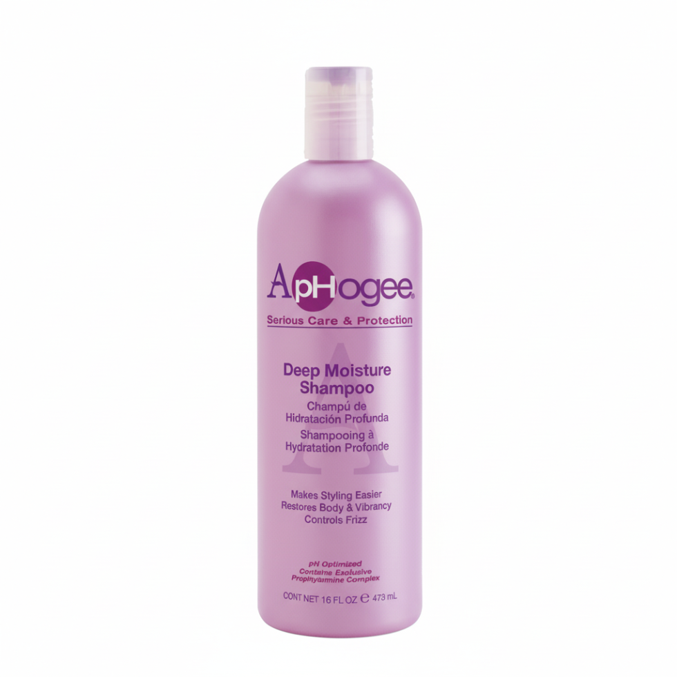 aphogee deep moisture shampoo 473ml hydrating shine boosting soft smooth hair care