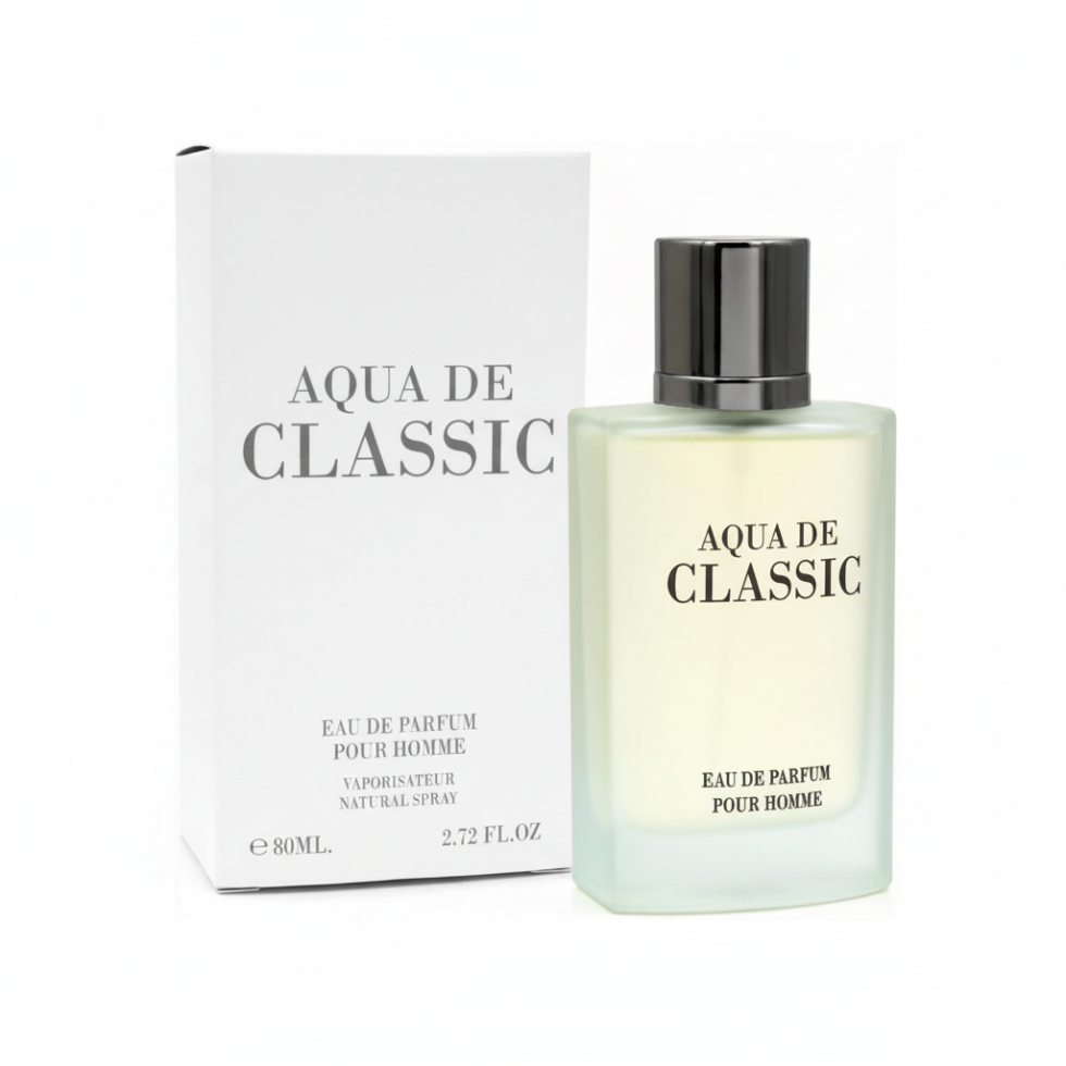 Aqua de Classic EDP 80ml Fragrance World aromatic aquatic fresh citrus woody men perfume
