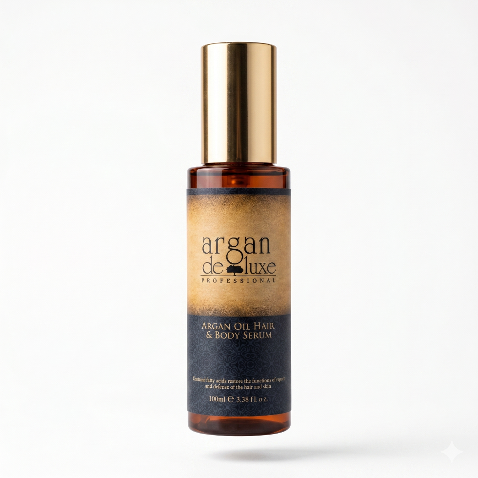 argan deluxe professional argan oil hair and body serum hydrating lightweight shine and frizz control