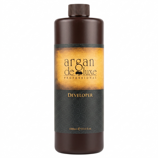 argan deluxe professional developer 1000ml hair color oxidizing cream for salon quality results