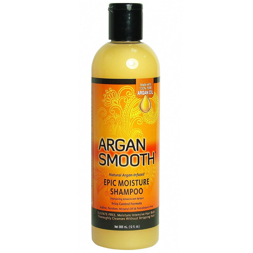 Argan Smooth epic moisture shampoo 355ml hydrating shampoo for dry frizzy and dull hair care