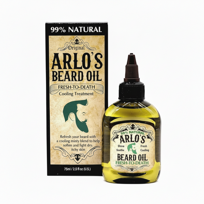 Arlo’s Beard Oil Fresh-To-Death 75ml | Cooling Beard Care & Softening