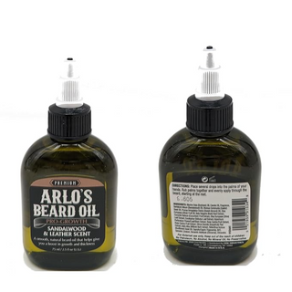 arlos beard oil pro growth sandalwood leather scent 75ml beard care oil grooming