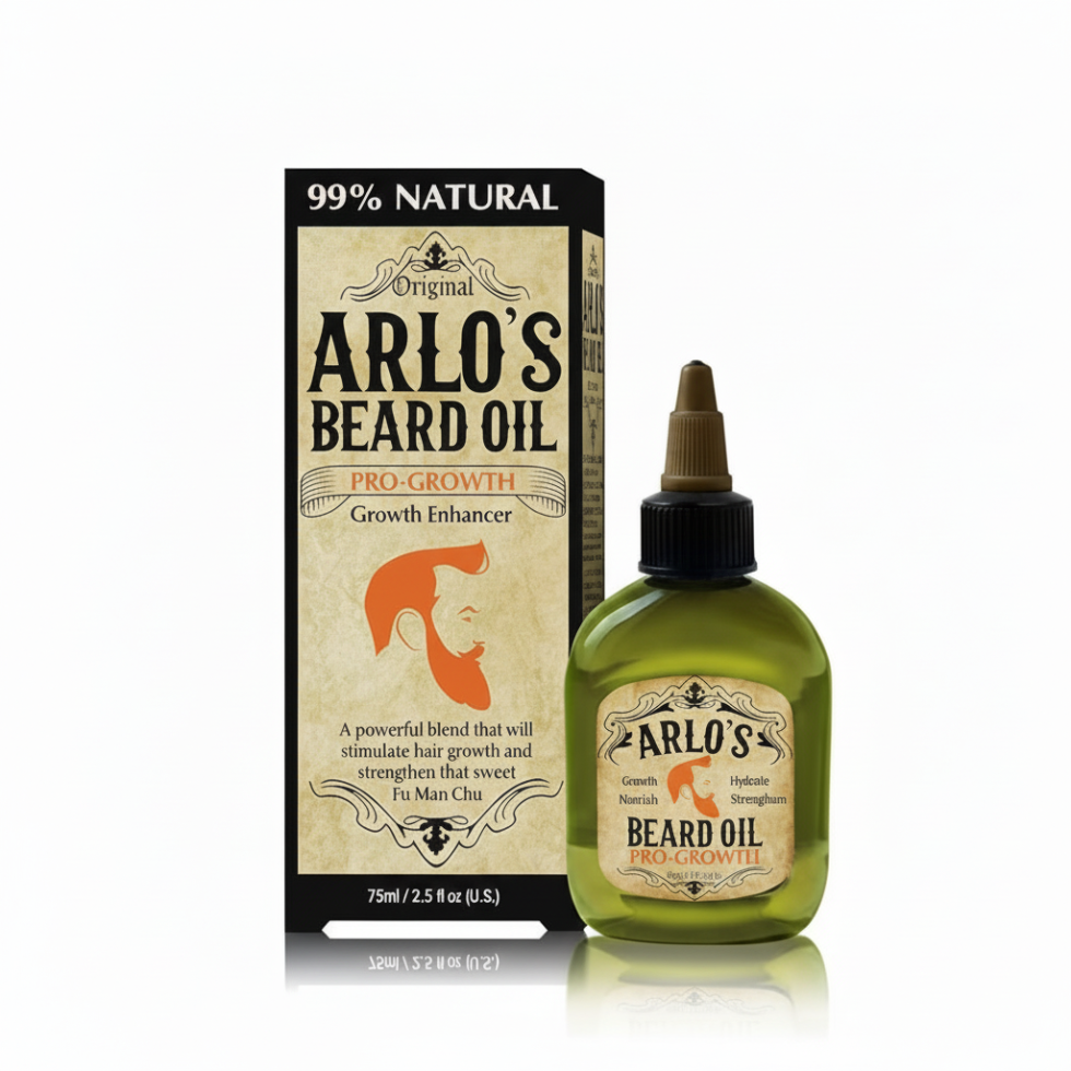 arlos beard oil pro growth enhancer 75ml beard care strengthening shine grooming oil