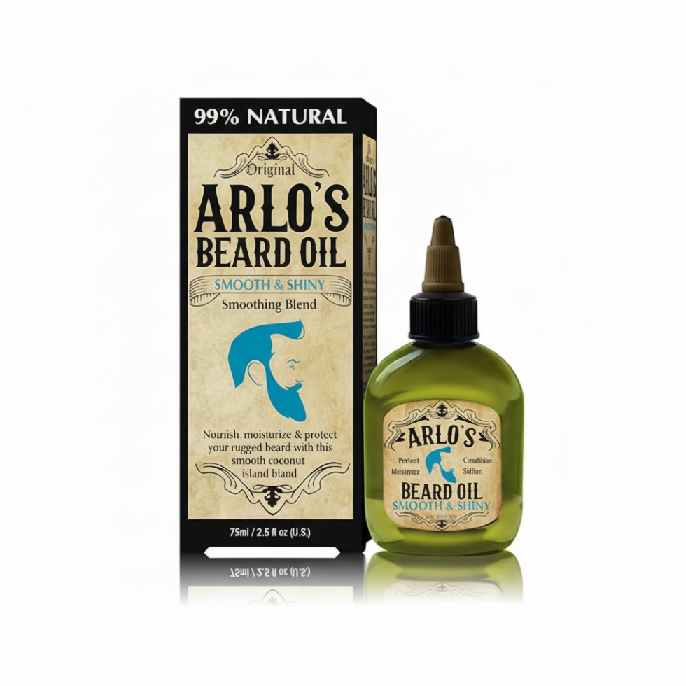 arlos beard oil smooth shiny smoothing blend 75ml beard care nourish shine oil
