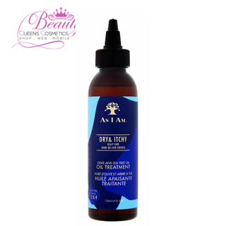 As I Am Dry & Itchy Scalp Care Olive & Tea Tree Oil Treatment 120ml | Anti-Dandruff Care