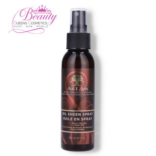 As I Am Oil Sheen Spray 120ml | Marula, Moringa & Argan Hair Shine