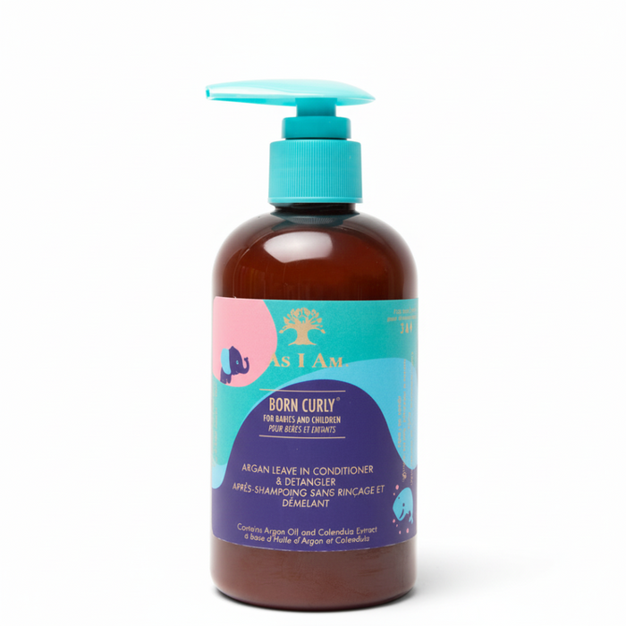 As I Am Born Curly Argan Leave-In 240ml | Baby Hair Detangle & Shine