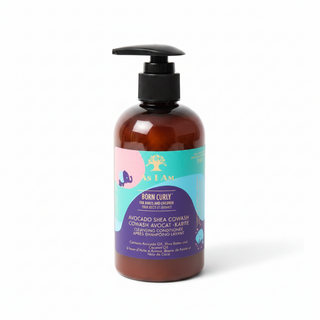 As I Am born curly avocado shea cowash 8oz gentle sulfate free cleansing conditioner for soft hydrated manageable curly hair