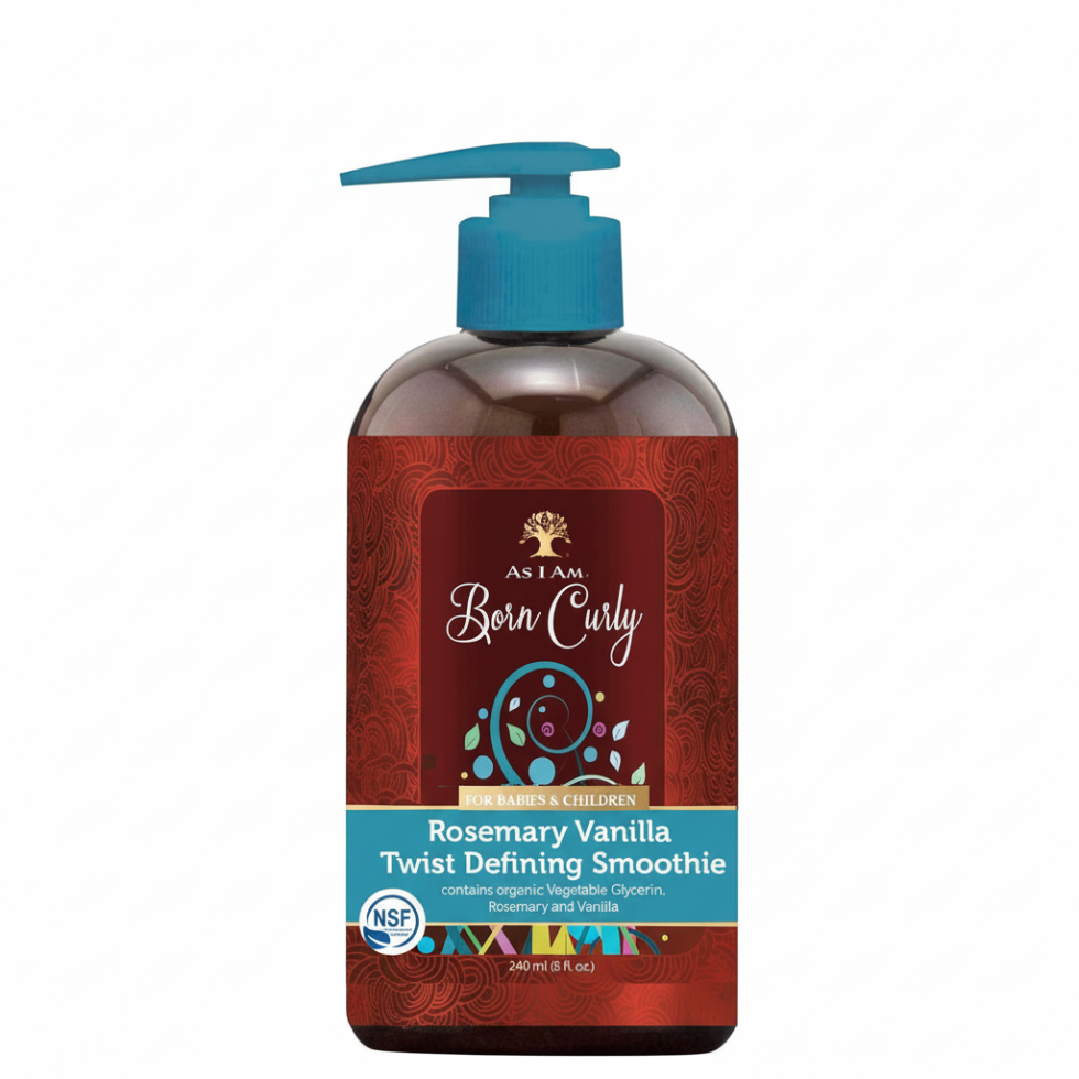 As I Am born curly twist smoothie 240ml for smooth defined twists soft shiny frizz free kids hair