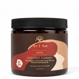 As I Am coconut co wash 227g gentle curl cleanser moisturizing hair care for soft defined healthy curls